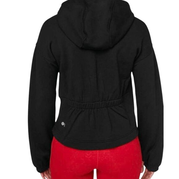 NWOT LULULEMON ATHLETICA Stronger As One Cropped Hoodie 'Lululemon X Barrys' Siz - Picture 2 of 4